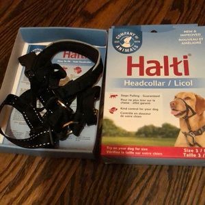 Halti head collar to stop pulling